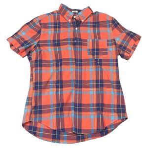 J.Crew Classic Fit Plaid Short Sleeve Shirt